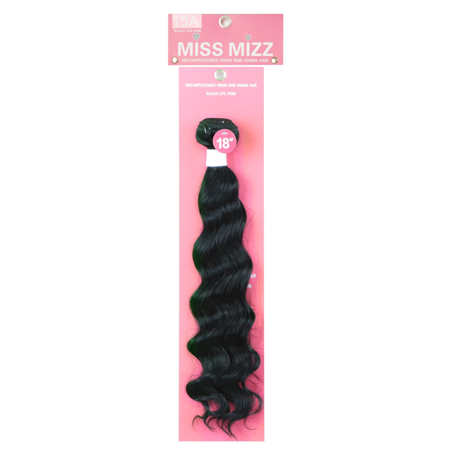 Miss Mizz Loose Wave 15A Virgin Human Hair Bundle 1PC