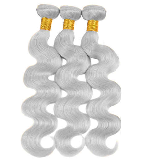 Missmizz 16A 1Pc Silver Body Weave Hair Bundles