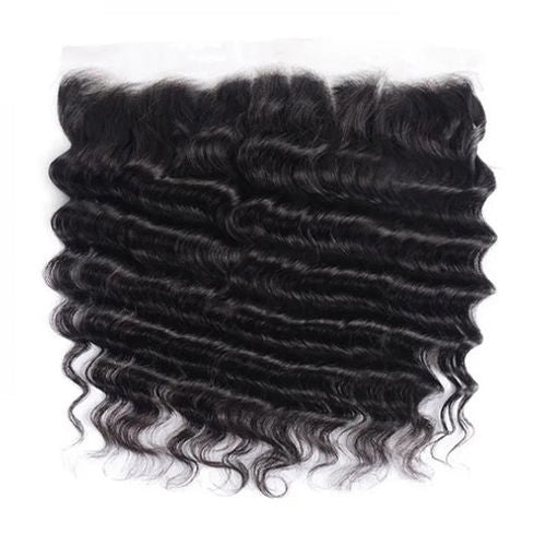 Missmizz 15A Deep Wave 13×4 Lace Frontals Virgin Human Hair