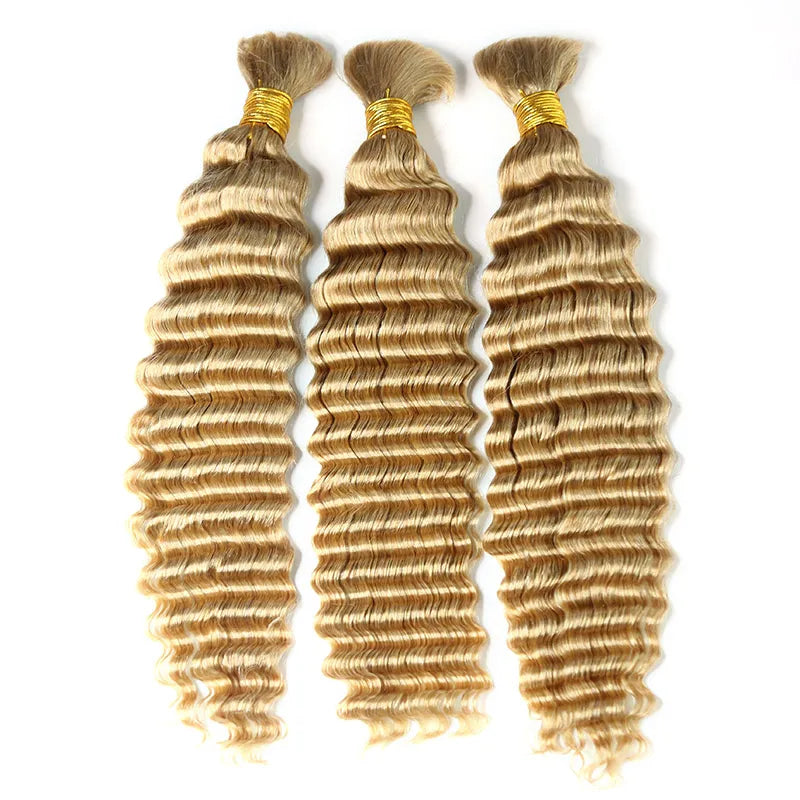 Missmizz #27 Deep Bulk Human Hair 18" 2 Packs 100g Bigger for Braiding DreadLock