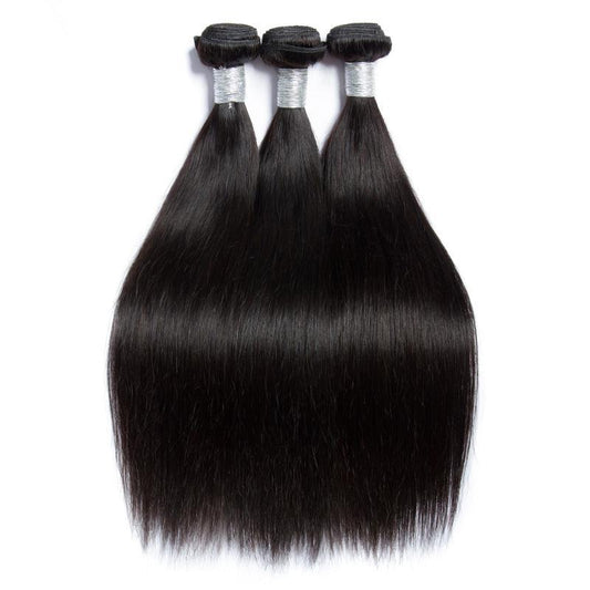 Missmizz Straight 10A 3 Bundles Brazilian Virgin Hair Extensions