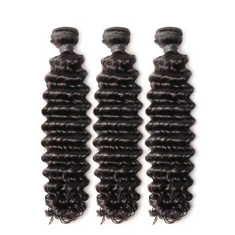 Missmizz Deep 15A 3 Bundles Brazilian Virgin Hair Extensions