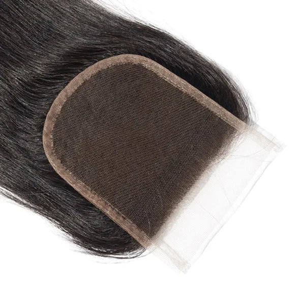 Missmizz Straight Hair 4x4 Lace Closure 100% Human Hair