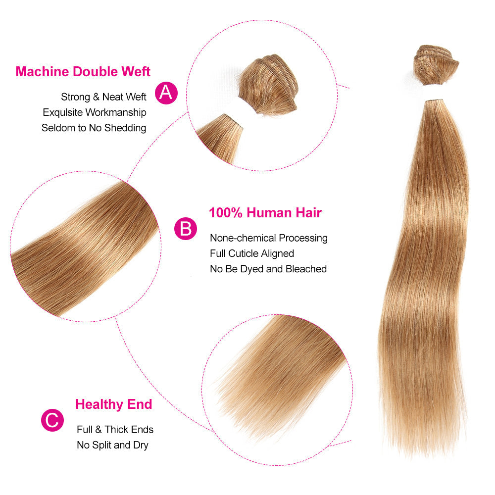 Missmizz #27 10A Straight Hair Bundles