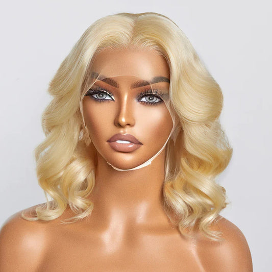 Missmizz 613 Blonde Body Wave 13×4 Full Frontal Lace Human Hair Wigs