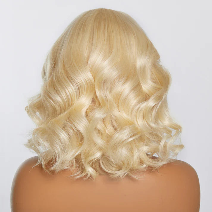 Missmizz 613 Blonde Body Wave 13×4 Full Frontal Lace Human Hair Wigs