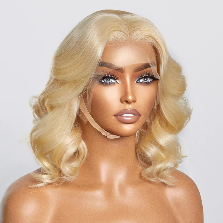 Missmizz 613 Blonde Body Wave 13×4 Full Frontal Lace Human Hair Wigs