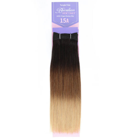 Miss Mizz 15A YAKI Weaving 100% Virgin Brazilian Remy Human Hair T1B/27/30