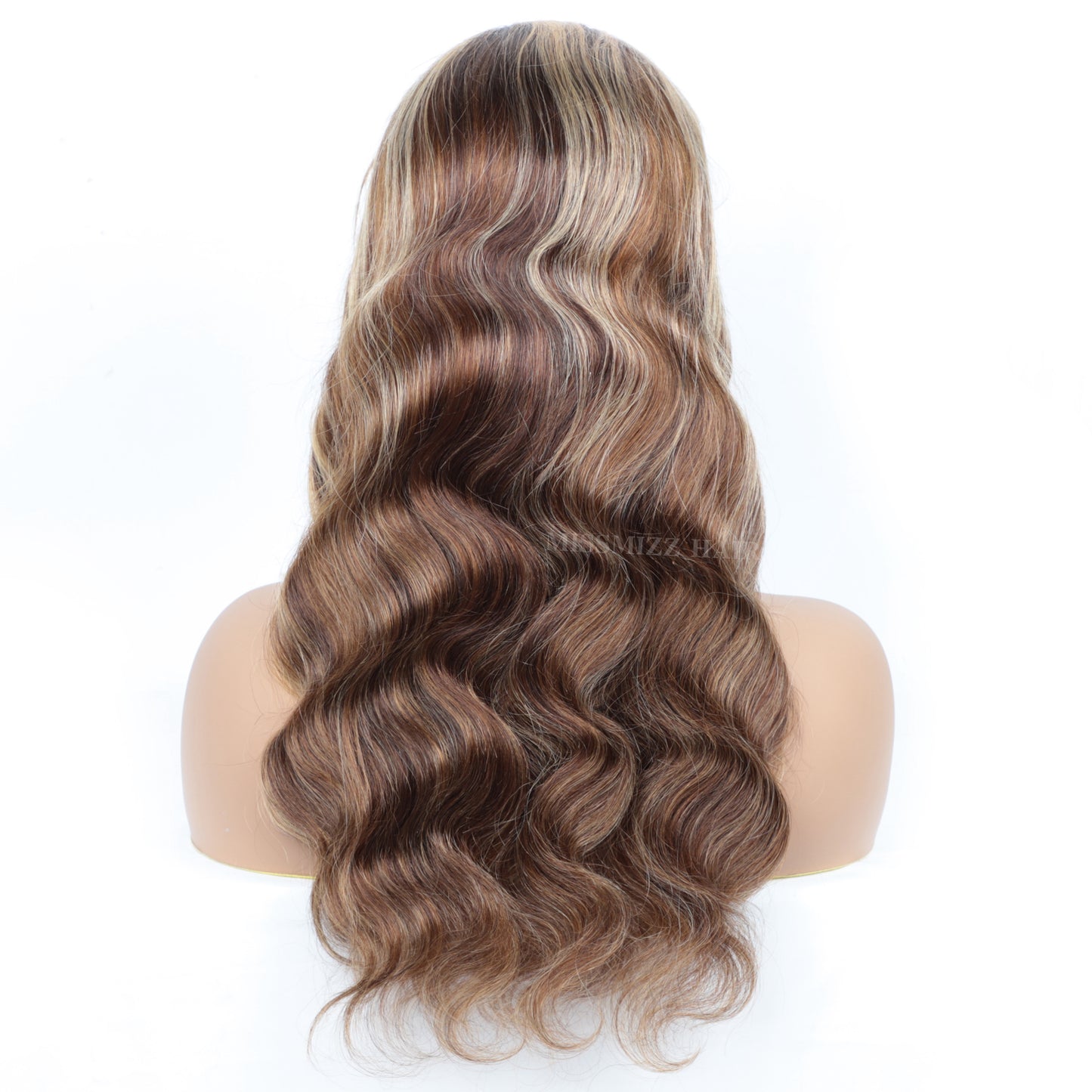 Missmizz #4/27/30 Highlight Body Wave 13×4 Full Frontal Lace Human Hair Wigs