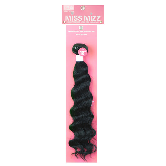 Miss Mizz Loose Wave 15A Virgin Human Hair Bundle 1PC