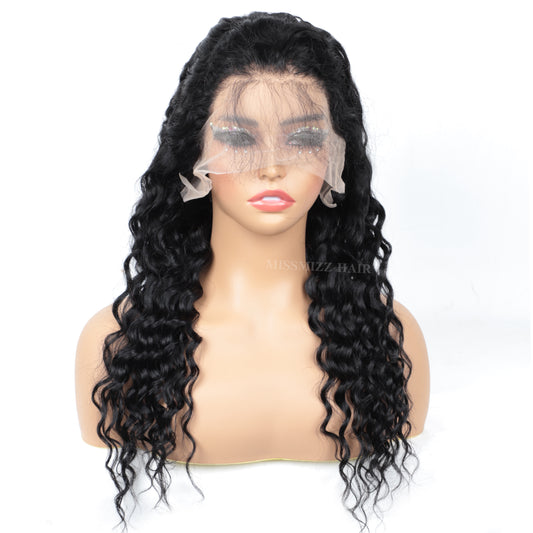 Missmizz Loose Wave 13×4 Full Frontal Lace Human Hair Wigs