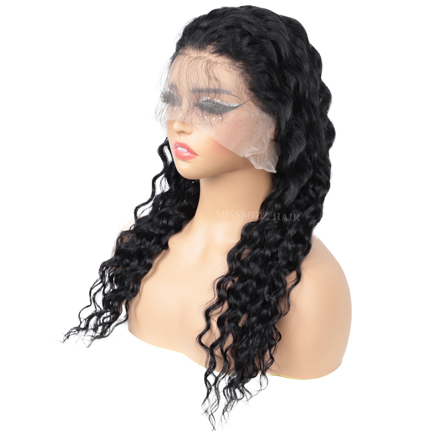 Missmizz Loose Wave 13×4 Full Frontal Lace Human Hair Wigs