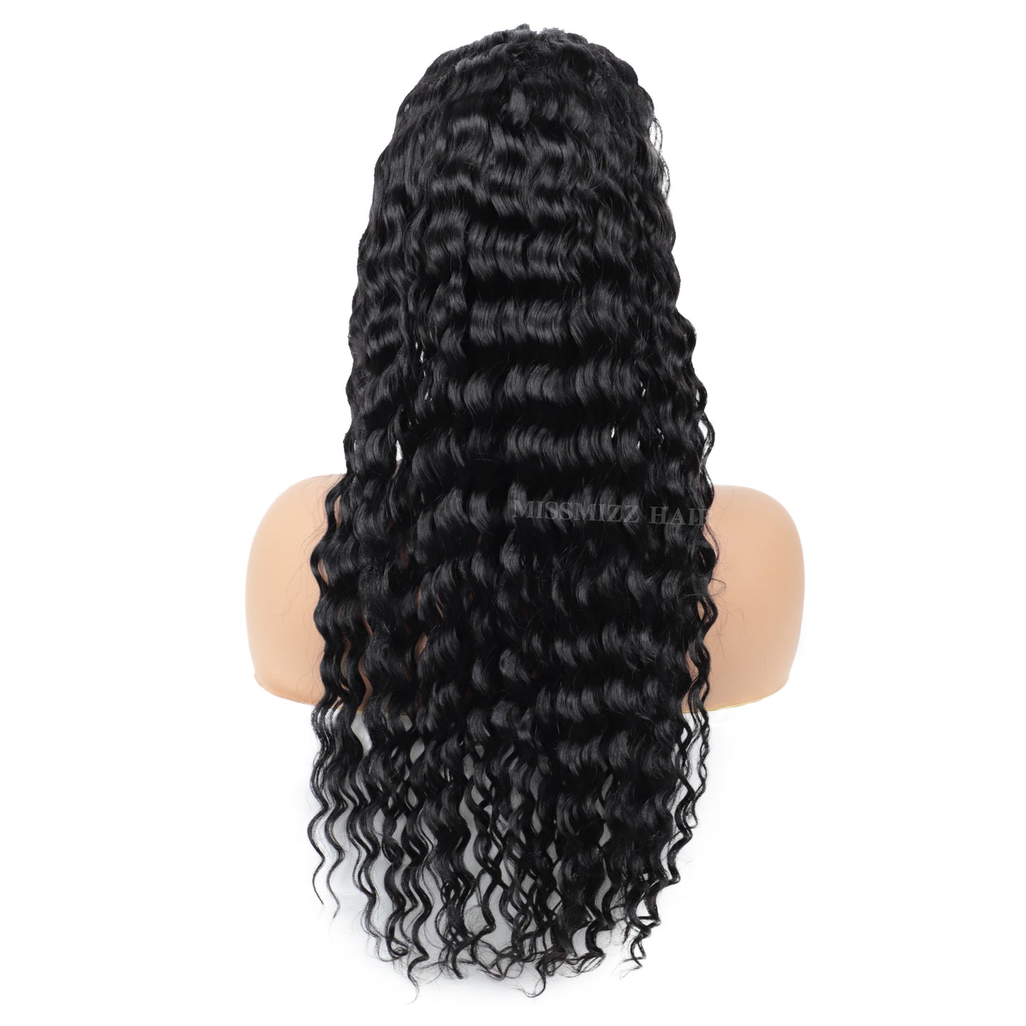 Missmizz Deep Wave 13×4 Full Frontal Lace Human Hair Wigs