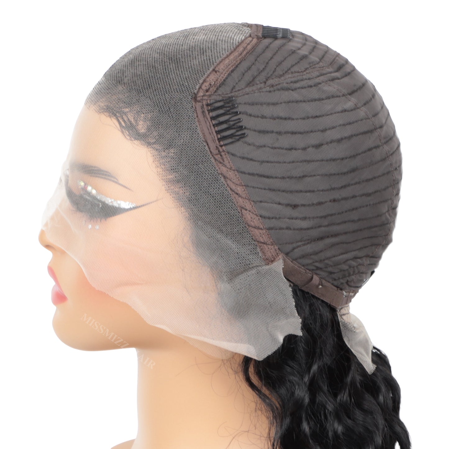 Missmizz Loose Wave 13×4 Full Frontal Lace Human Hair Wigs